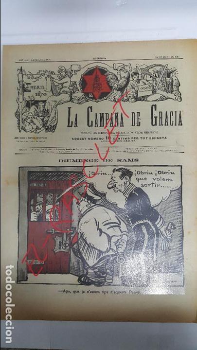 Coleccionismo de revistas y peri&oacute;dicos: ANTIGUA  REVISTA  - LA  CAMPANA  DE  GRACIA - ANY - LIV - BATALLADA  2805 -  24  MAR&Ccedil; 1923 -