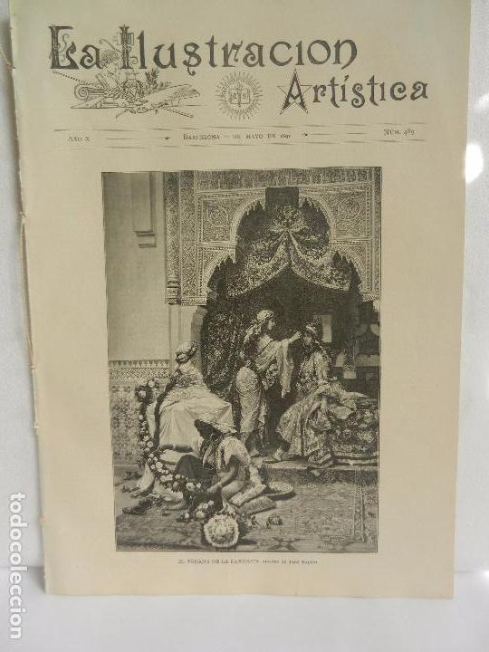 Collection Magazines and Newspapers: REVISTA LA ILUSTRACION ARTISTICA A&Ntilde;O X BARCELONA 11 DE MAYO DE 1891 N&Uacute;M. 489.
