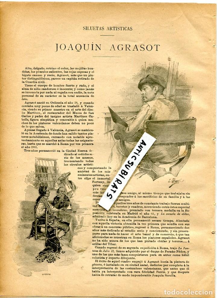 Collezionismo di Riviste e Giornali: REVISTA A&Ntilde;O 1895 JOAQUIN JOAQUIM AGRASOT AGRASSOT DE ORIOLA INUNDACION DE SEVILLA
