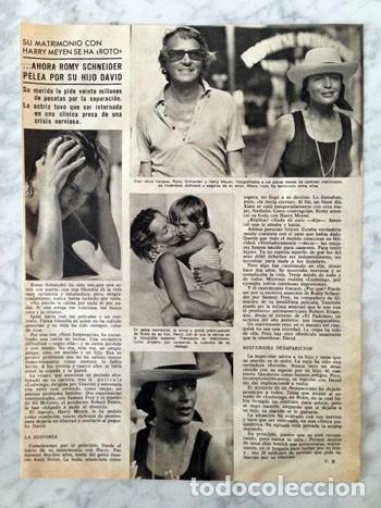 Coleccionismo de Revistas y Peri&oacute;dicos: REPORTAJE - ROMY SCHNEIDER - 1973
