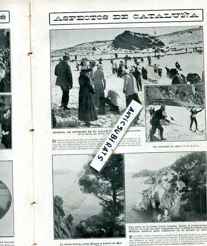 Coleccionismo de revistas y peri&oacute;dicos: REVISTA A&Ntilde;O 1912 GUERRA DE MARRUECOS MELILLA HOSPITAL DEL BUEN ACUERDO ESQUI  RIBAS DE FRESER RIBES