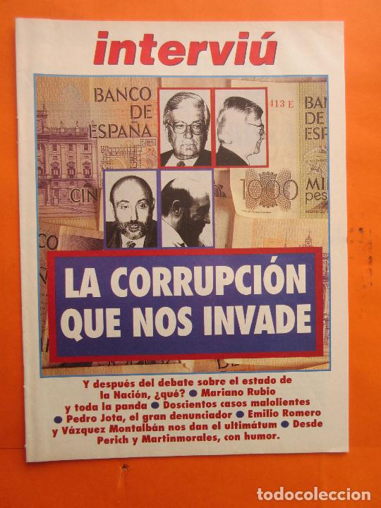 Coleccionismo de revistas y peri&oacute;dicos: DOSSIER 32 PAGINAS LA CORRUPCION QUE NOS INVADE FELIPE GONZALEZ MARIANO RUBIO MARIO CONDE PEDRO J RA