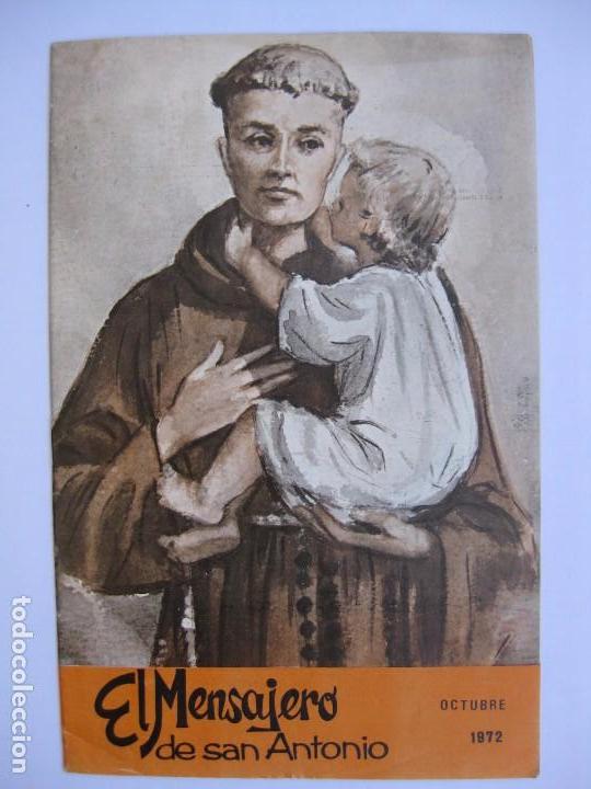 Collection Magazines and Newspapers: EL MENSAJERO DE SAN ANTONIO - OCTUBRE 1972 - N&ordm; 491