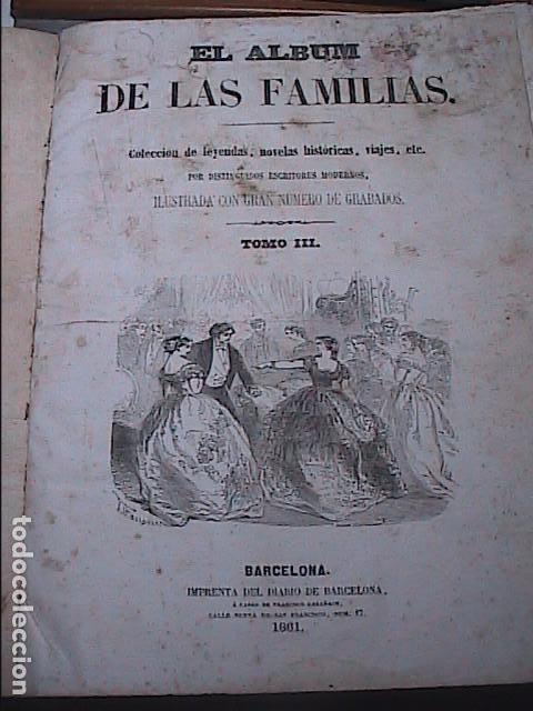 Coleccionismo de Revistas y Peri&oacute;dicos: EL ALBUM DE LAS FAMILIAS. 50 PERIODICOS ENCUADERNADOS. DEL 21/10/1860 A 29/9/1861.