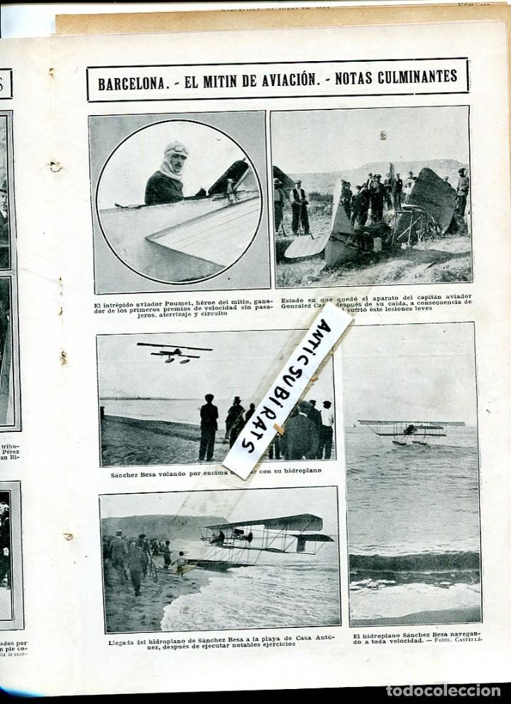 Coleccionismo de Revistas y Peri&oacute;dicos: REVISTA A&Ntilde;O 1912 AVIADOR GONZALEZ SANCHEZ BESA LA GUERRA DE LA INDEPENDENCIA EN SAGUNTO JOSE ROMEU