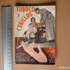 Coleccionismo de Revistas y Periódicos: REVISTA SEMANA DE TEATRO LA FARSA-TABACO Y CERILLAS- 18 - 1 - 1936 - Nº 434 - EDITORIAL ESTAMPA. Lote 67271829