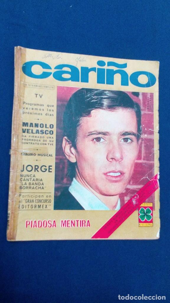 Coleccionismo de Revistas y Peri&oacute;dicos: CARI&Ntilde;O UN FOTO-ROMANCE - PIADOSA MENTIRA - N&ordm; 37   A&Ntilde;O 1965 / ESTADO ACEPTABLE