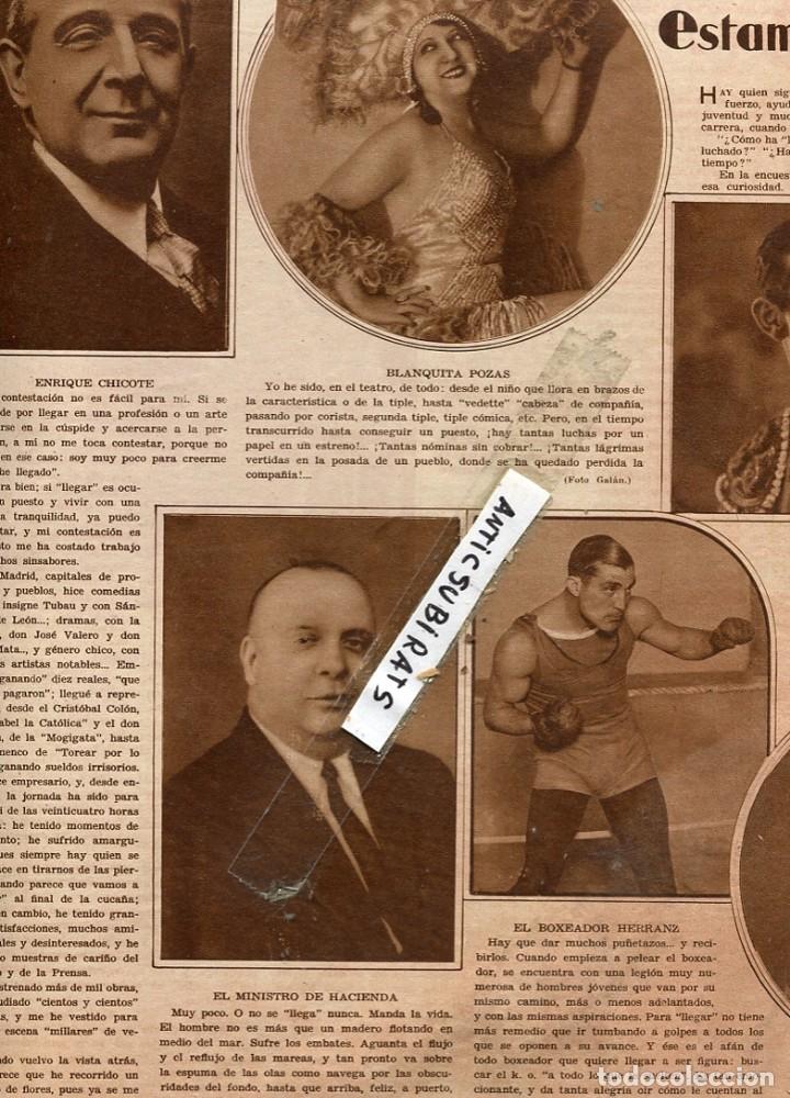 Coleccionismo de Revistas y Peri&oacute;dicos: REVISTA A&Ntilde;O 1931 AZORIN BOXEADOR HERRANZ DOMINGO ORTEFA ROSITA CADENAS DOCTOR JUARROS CHICOTE