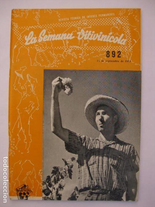 Collection Magazines and Newspapers: La Semana Vitivin&iacute;cola - N&ordm; 892 - Septiembre 1963 - Al servicio de la Vid y el Vino