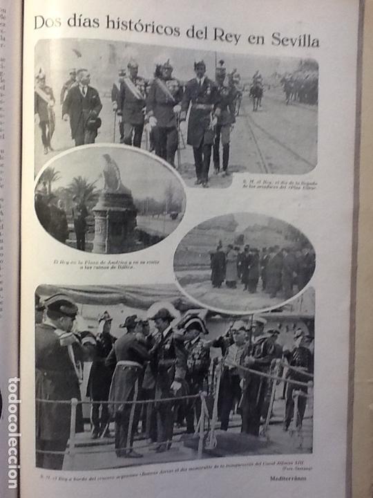 Collection Magazines and Newspapers: ALFONSO XIII VISITA A SEVILLA,VALENCIA Y M&Aacute;LAGA.HOJAS REVISTA