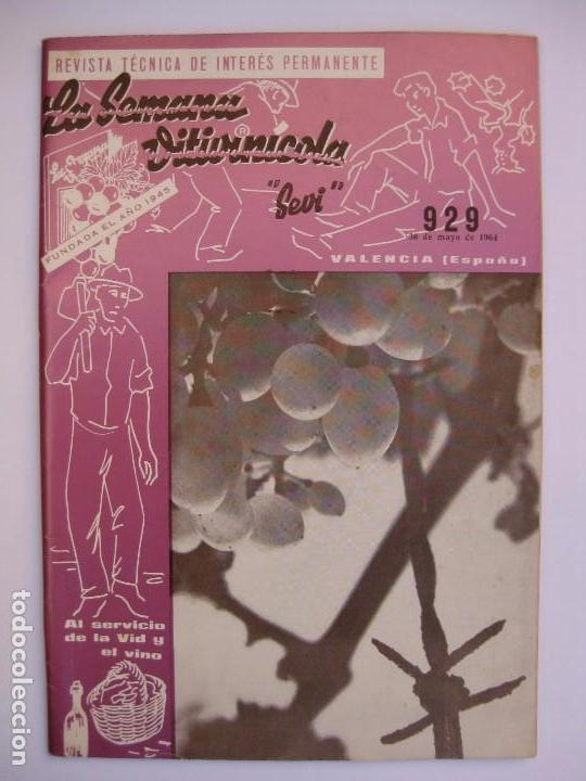 Collection Magazines and Newspapers: La Semana Vitivin&iacute;cola - N&ordm; 929 - Mayo 1964 - Al servicio de la vid y el vino