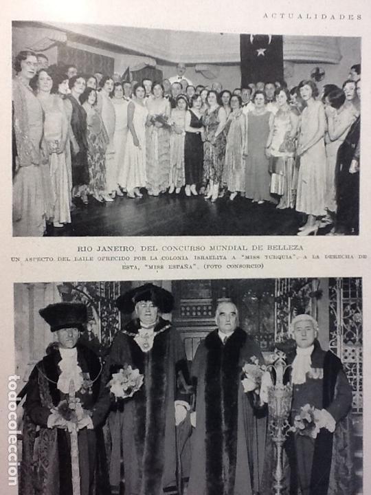 Collection Magazines and Newspapers: CONCURSO MUNDIAL DE BELLEZA R&Iacute;O DE JANEIRO MISS ESPA&Ntilde;A Y MISS TURQU&Iacute;A .HOJA REVISTA A&Ntilde;O 1930