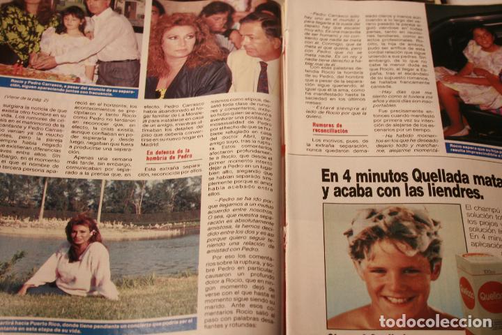 Coleccionismo de Revistas y Peri&oacute;dicos: ROCIO JURADO  RECORTES REPORTAJE  PRONTO 1989