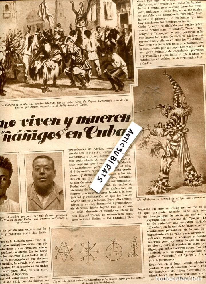 Coleccionismo de Revistas y Peri&oacute;dicos: REVISTA 1933 &Ntilde;A&Ntilde;IGOS DE CUBA AMANTES DE TERUEL COMPANYS MOSSOS D'ESQUADRA MISS JOTA GUITARRA