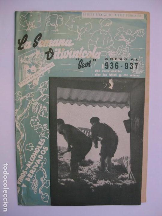 Collection Magazines and Newspapers: La Semana Vitivin&iacute;cola - Anexo al N&ordm; 936-937 - Julio 1964 - Al servicio de la Vid y del Vino