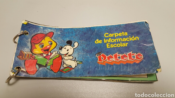 Coleccionismo de Revistas y Peri&oacute;dicos: Carpeta de informaci&oacute;n escolar Petete