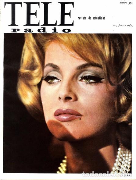 Coleccionismo de Revistas y Peri&oacute;dicos: Teleradio. Revista Tele Radio n. 371. 01/02/1965. Virna Lisi. Ver sumario.