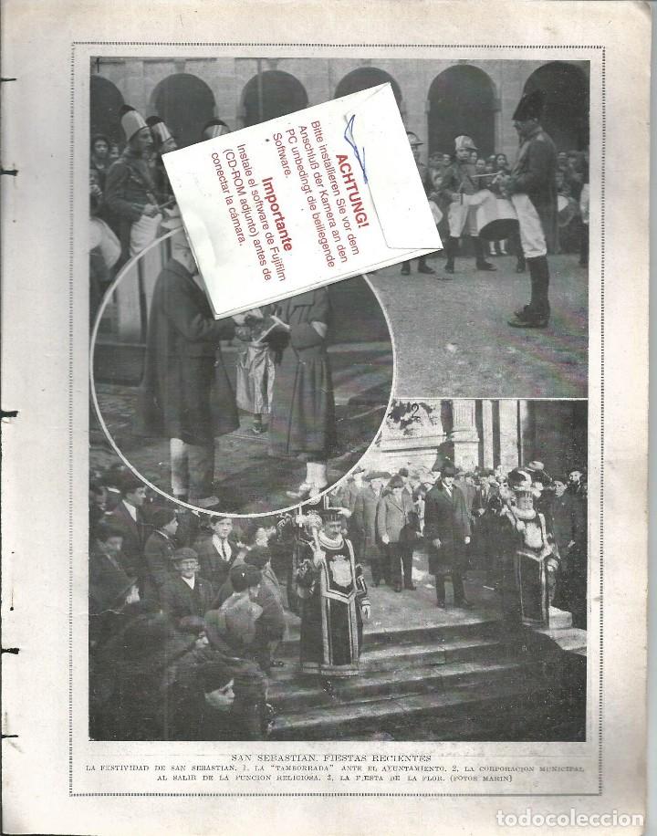 Collezionismo di Riviste e Giornali: BYN ENE 1924.N&ordm;1706. TAMBORRADA Y FLOR SAN SEBASTIAN. ADOLFO PELAYO PINTOR.MARTIRENA EN PARIS EXPOSI
