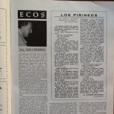 Coleccionismo de Revistas y Periódicos: DALÍ ,NUEVA RESIDENCIA.REVISTA AÑO 1970. Lote 68226253