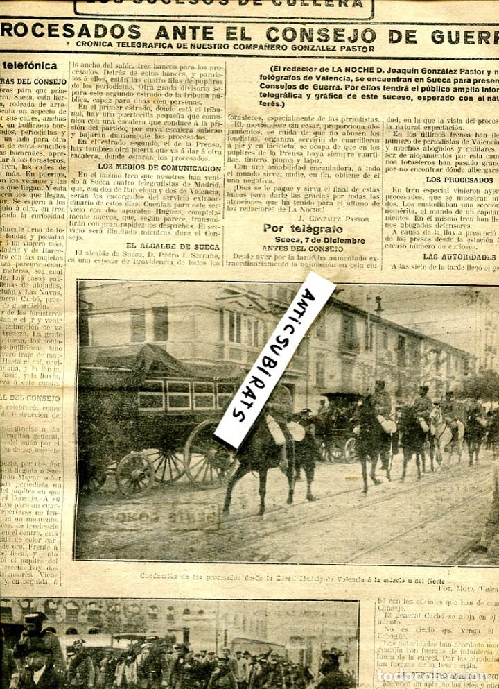 Collection Magazines and Newspapers: PERIODICO 1911 SUCESOS DE CULLERA SUECA PANDO NAVARRO VILLAMANRIQUE FALSIFICACION MONEDA VILLAFAMES