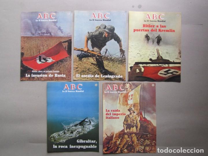 Coleccionismo de Revistas y Peri&oacute;dicos: 5 REVISTAS ABC LA GUERRA MUNDIAL N&ordm; 21-22-23-24 Y 25
