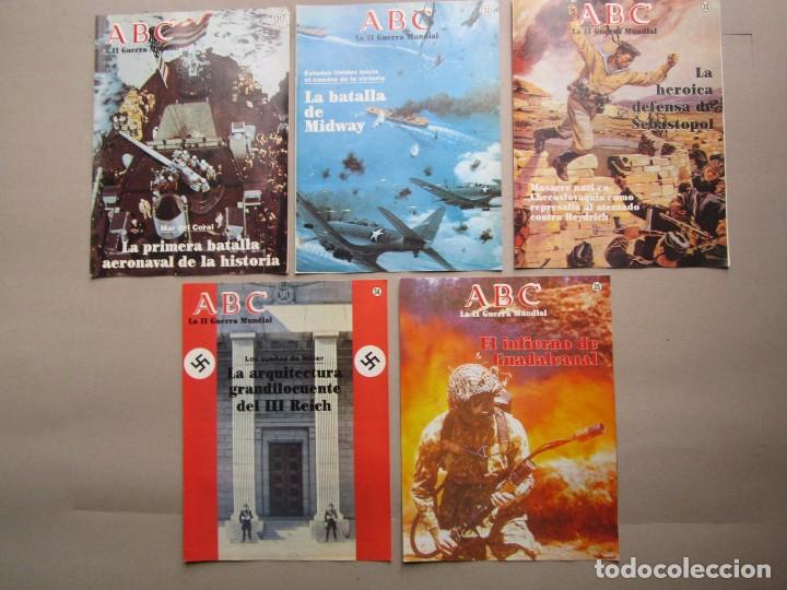 Coleccionismo de Revistas y Peri&oacute;dicos: 5 REVISTAS ABC LA GUERRA MUNDIAL N&ordm; 31-32-33-34 Y 35