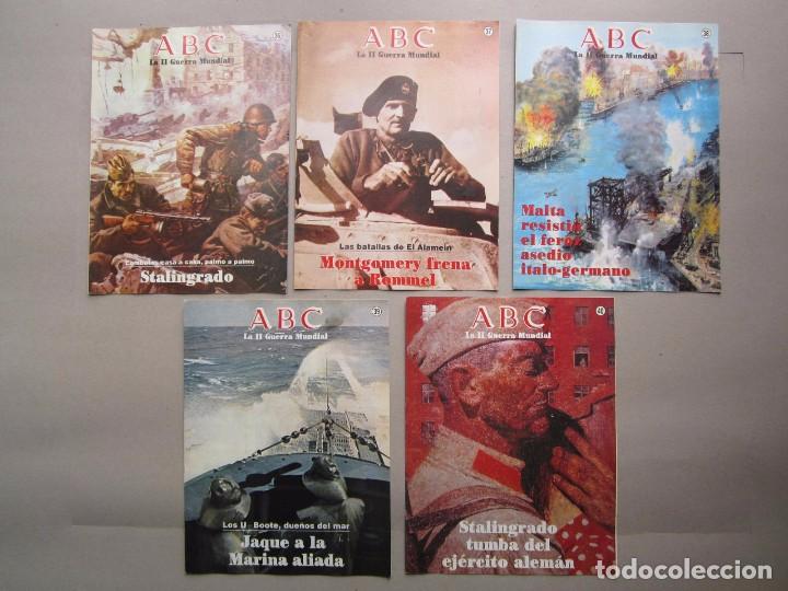 Coleccionismo de Revistas y Peri&oacute;dicos: 5 REVISTAS ABC LA GUERRA MUNDIAL N&ordm; 36-37-38-39 Y 40