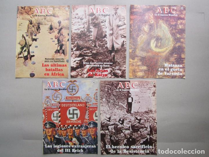 Coleccionismo de Revistas y Peri&oacute;dicos: 5 REVISTAS ABC LA GUERRA MUNDIAL N&ordm; 41-42-43-44 Y 45