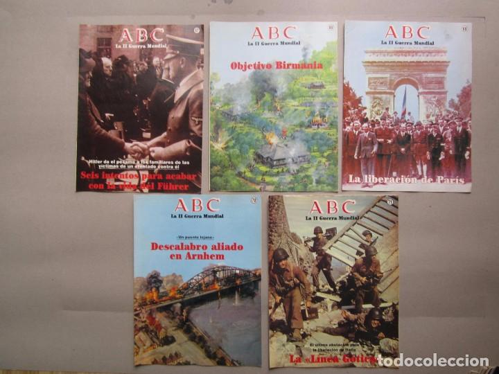 Coleccionismo de Revistas y Peri&oacute;dicos: 5 REVISTAS ABC LA GUERRA MUNDIAL N&ordm; 67-68-69-70 Y 71