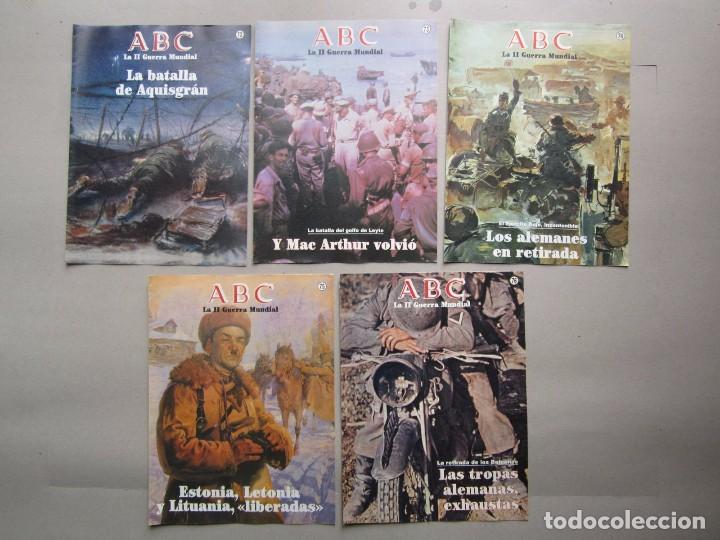 Coleccionismo de Revistas y Peri&oacute;dicos: 5 REVISTAS ABC LA GUERRA MUNDIAL N&ordm; 72-73-74-75 Y 76