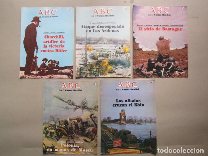 Coleccionismo de Revistas y Peri&oacute;dicos: 5 REVISTAS ABC LA GUERRA MUNDIAL N&ordm; 77-78-79-80 Y 81