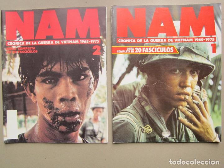 Coleccionismo de revistas y peri&oacute;dicos: 2 REVISTAS NAM CRONICA DE LA GUERRA DE VIETNAM FASCICULOS 1 Y 2