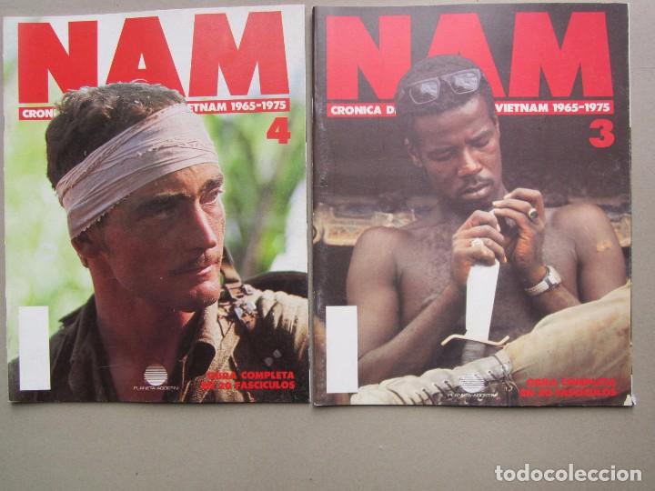 Coleccionismo de revistas y peri&oacute;dicos: 2 REVISTAS NAM CRONICA DE LA GUERRA DE VIETNAM FASCICULOS 3 Y 4