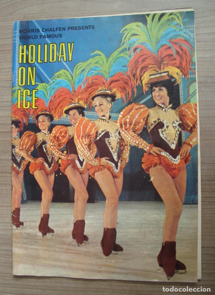 Coleccionismo de Revistas y Peri&oacute;dicos: Antigua revista programa holiday on ice - morris chalfen - patinaje sobre hielo a&ntilde;os 60