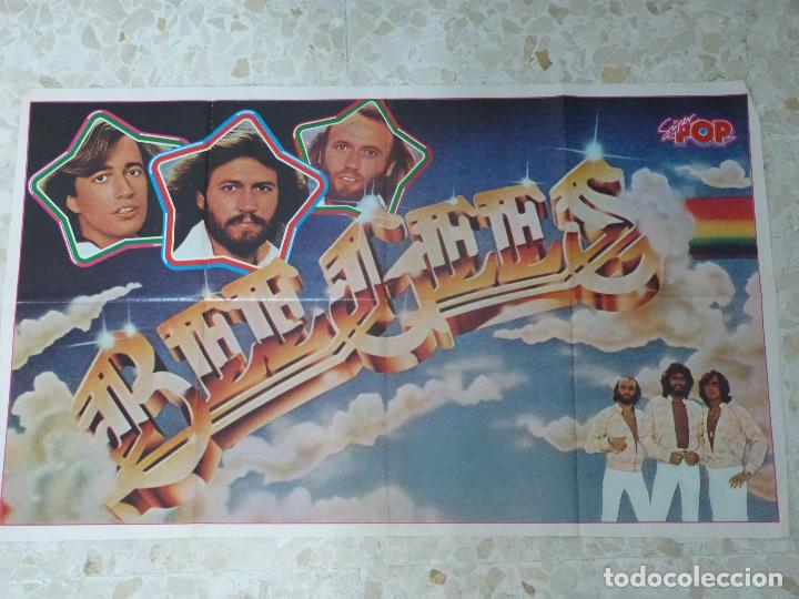 Coleccionismo de Revistas y Peri&oacute;dicos: POSTER GIGANTE DE BEE GEES MEDIDAS APROXIMADAS 44X74 CM
