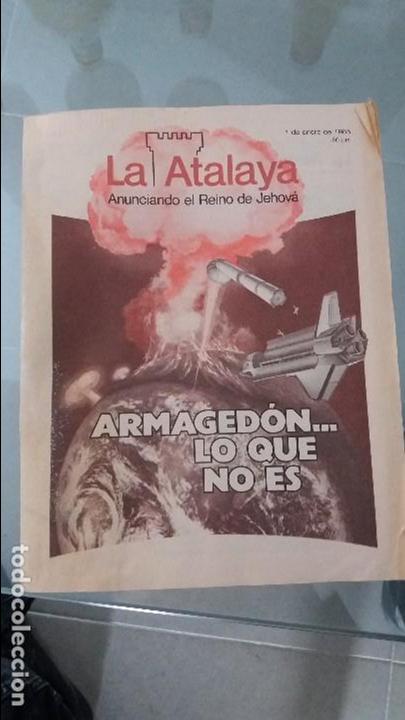 Collezionismo di Riviste e Giornali: Revista la atalaya anunciando el Reino de Jehov&aacute;. Armagedon.. 1 enero 1985