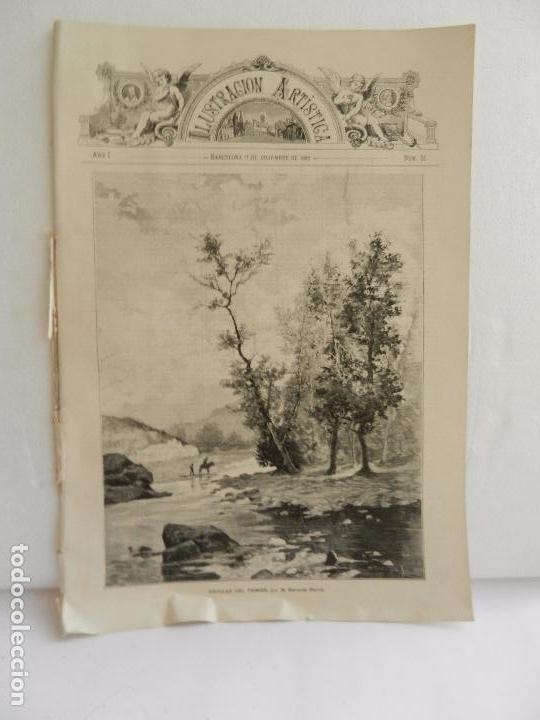 Collection Magazines and Newspapers: REVISTA LA ILUSTRACION ARTISTICA A&Ntilde;O I BARCELONA 17 DE DICIEMBRE DE 1882 N&Uacute;M. 51.