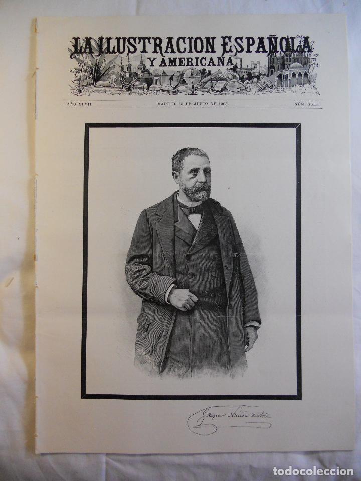 Collezionismo di Riviste e Giornali: REVISTA LA ILUSTRACION ESPA&Ntilde;OLA Y AMERICANA. A&Ntilde;O XLVII. MADRID 15 DE JUNIO DE 1903. NUM.XXII.