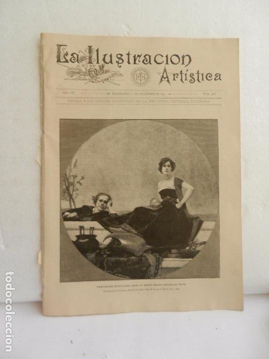Collection Magazines and Newspapers: REVISTA LA ILUSTRACION ARTISTICA A&Ntilde;O IX BARCELONA 1 DE DICIEMBRE DE 1890 N&Uacute;M. 466.