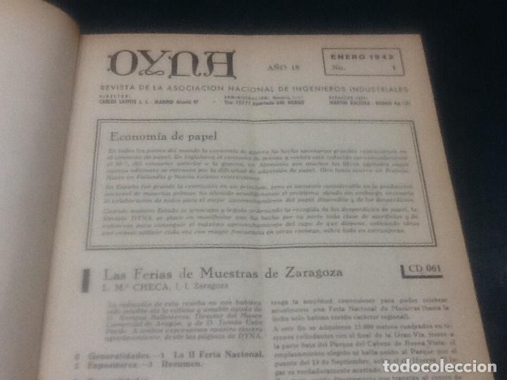 Collectionnisme de Revues et Journaux: Dyna, revista de la asociaci&oacute;n nacional de ingenieros industriales , de 1943 a 1950