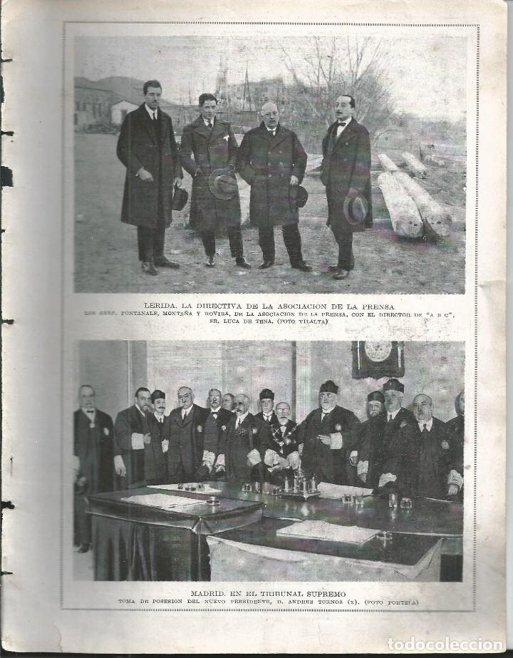 Collezionismo di Riviste e Giornali: BYN 17 FEB 1924.N&ordm; 1709. LERIDA ASOCIACION PRENSA .ANDRES TORNOS TRIBUNAL SUPREMO HONRADEZ CORREOS