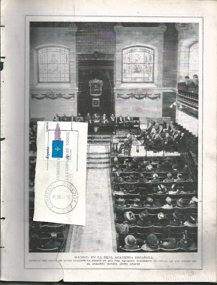 Collection Magazines and Newspapers: BYN 24 FEB 1924.N&ordm; 1710.REAL ACADEMIA ACADEMICO CONDE DE LAS NAVAS JAIME TUR EDUARDO AVELA