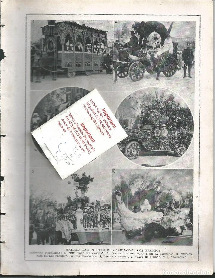 Collection Magazines and Newspapers: BYN 9 MAR 1924.N&ordm; 1712. CARROZAS CARNAVAL MADRID. EMILIANO RAMIREZ ANGEL. TRANVIA SEVILLA F. SMETANA