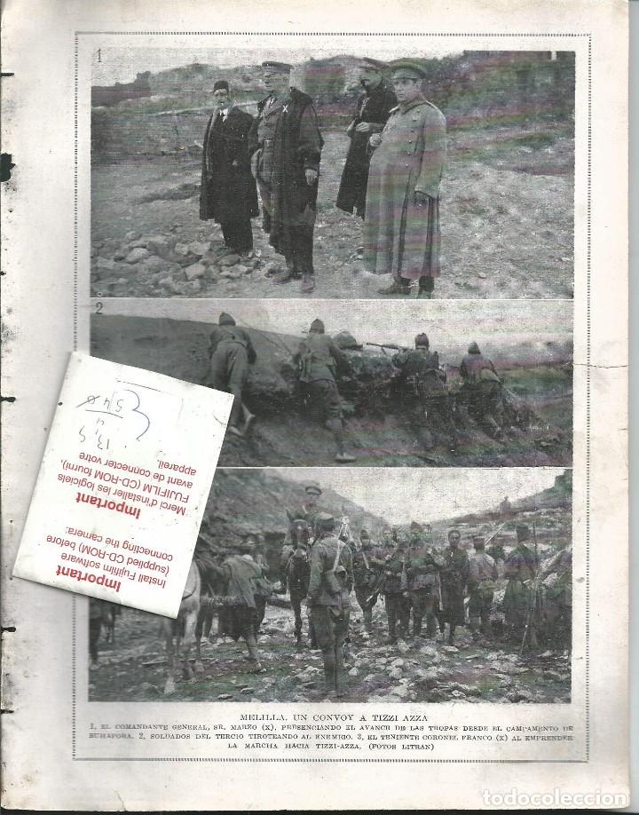 Collezionismo di Riviste e Giornali: BYN 16 MAR 1924.N&ordm; 1713. MELILLA CONVOY A TIZZI AZZA. CARNAVAL SEVILLA PERSONAJES EN BLANCO Y NEGRO