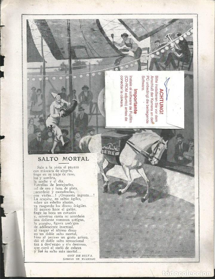 Collection Magazines and Newspapers: BYN 23 MAR 1924.N&ordm; 1714. SALTO MORTAL POR GOY DE SILVA . DIBUJO HUERTAS PALACIO HIELO EXPO HIGIENE