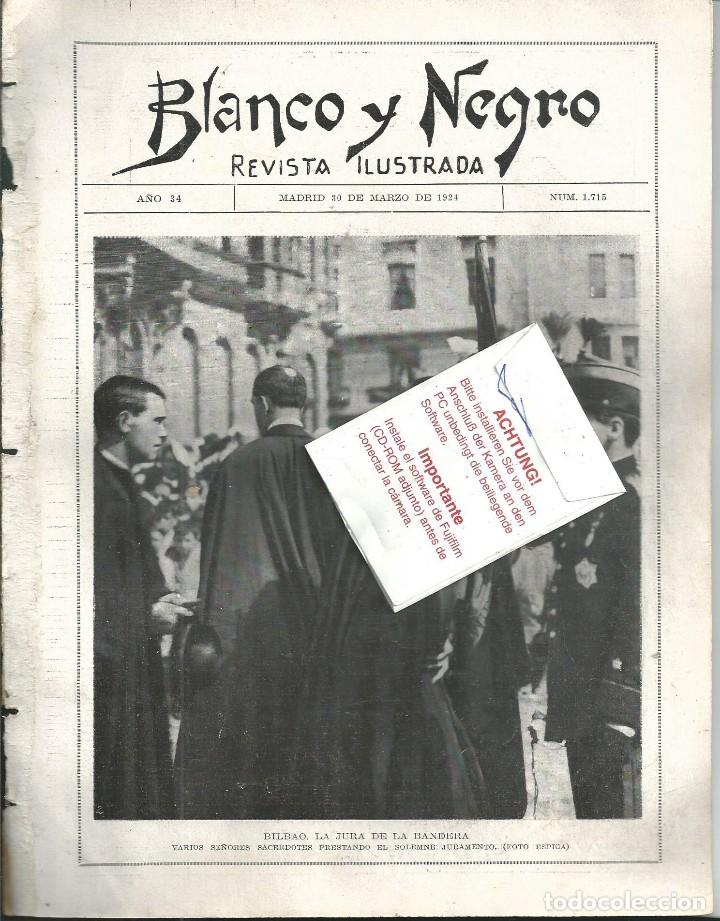 Collection Magazines and Newspapers: BYN 30 MAR 1924.N&ordm; 1715. BILBAO SACERDOTES JURA BANDERA, SALAMANCA, BARCELONA VITORIA