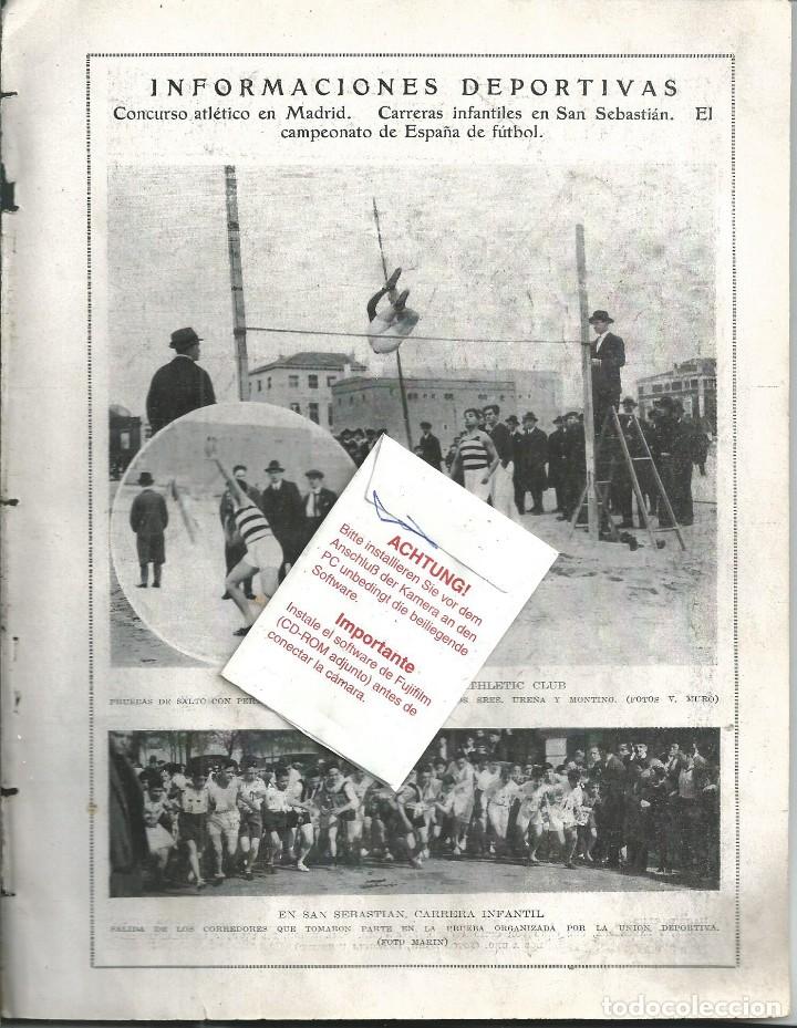 Sammeln von Zeitschriften und Zeitungen: BYN 30 MAR 1924.N&ordm; 1715. DEPORTES MADRID SAN SEBASTIAN CAMPEONATO FUTBOL GIJON VALENCIA HENO PRAVIA
