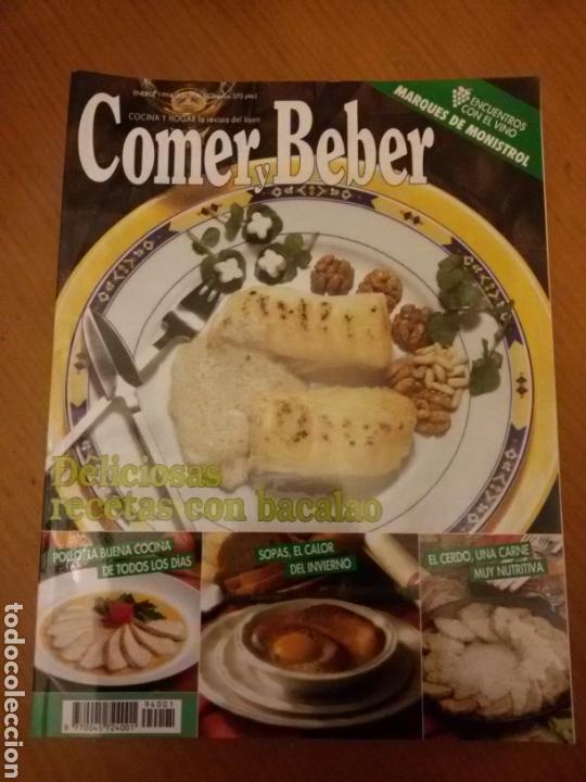 Coleccionismo de Revistas y Peri&oacute;dicos: Revista COMER Y BEBER / Enero 1994 / Perfecta!!!