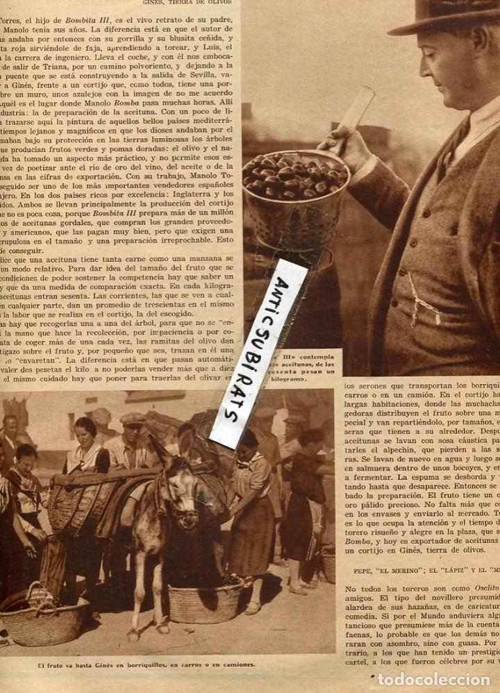 Coleccionismo de Revistas y Peri&oacute;dicos: REVISTA 1935 LAS ACEITUNAS DE GINES AVIADOR JUAN POMBO CONGRESO INTERNACIONAL DE BIBLIOTECAS TOLEDO