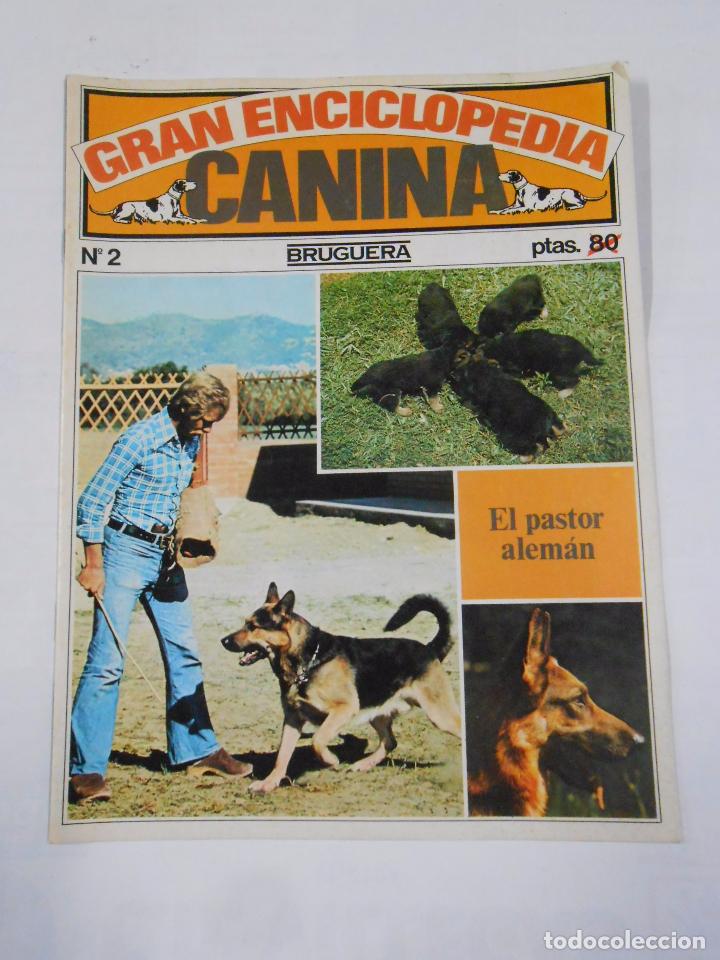 Coleccionismo de revistas y peri&oacute;dicos: GRAN ENCICLOPEDIA CANINA FASC&Iacute;CULO N&ordm; 2. EL PASTOR ALEM&Aacute;N. ED. BRUGUERA TDKR27
